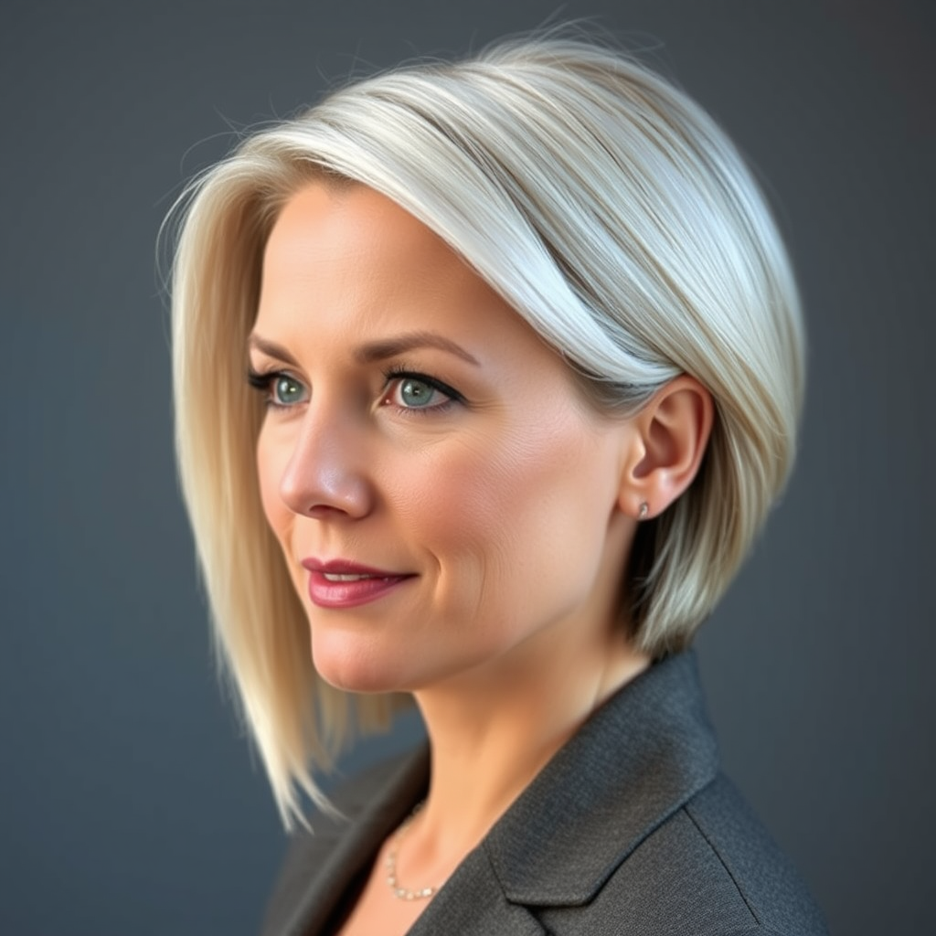 Corte ejecutivo clásico con raya lateral definida, estilo conservador y profesional realizado con técnicas tradicionales